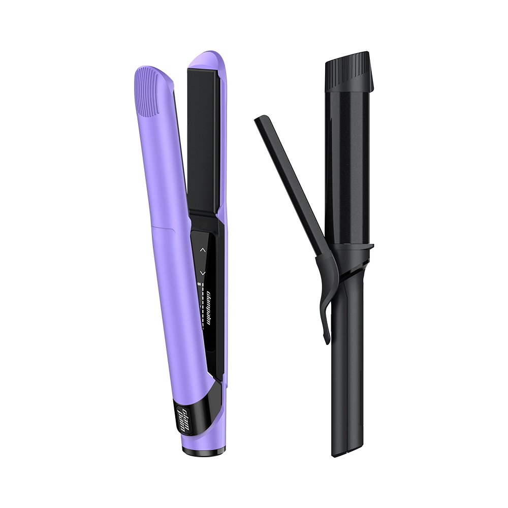 GlamMuse Flat & Curling Set (GP201T + GP628)